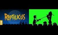 Thumbnail of Minions and More guys are watching Reptilicus