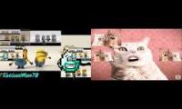 Thumbnail of Numa cat vs minions Sparta gamma remix