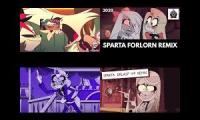 Thumbnail of Hazbin Hotel Sparta Remix Quadparison 1