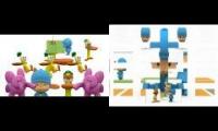 Hey is pato and pocoyo