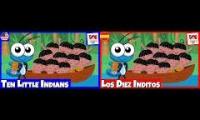 Thumbnail of Bob zoom ten little indians english vs Spanish