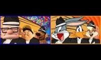 Thumbnail of Looney tunes and up coffin dance mashup