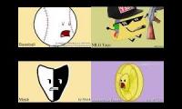 Thumbnail of BFDI Auditions Quadparison #3 (2009Bee Version)
