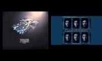 Thumbnail of Game of Thrones combined soundtracks House Stark & Targaryen