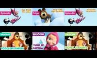 Masha and The Bear - All in The Family (Episode 32) 6 Languages