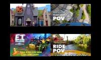 Thumbnail of 4 universal rides at universal orlando
