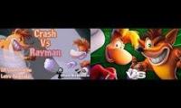 Thumbnail of Rayman VS Crash Bandicoot Rap Battle but (spanish version and AI cover version)