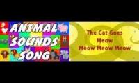 Thumbnail of Animal Sounds Song Karaoke vs Song