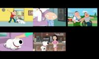 Thumbnail of Quagmire and Stewie and Lois and Joe and Bonnie is so mad Brian