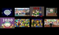 Thumbnail of ney years countdown south park simpsons and family guy
