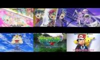 Thumbnail of 6 Yu-Gi-Oh ARC-V (+ 5Ds) and Pokemon XY/XYZ OPs at the same time