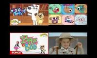 4 cbeebies theme songs at once 1st one