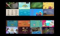 16 cbeebies credits at the same time
