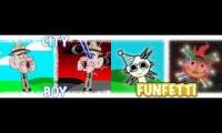 My Sprunki OC:City Boy and Funfetti Parison