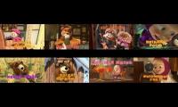 all 8 Masha and the bear season 2 Russian same time part 1
