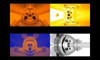 Gummy Bear Song HD (Four Mirror & Fast Versions At Once)