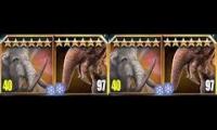 Thumbnail of WOOLLY MAMMOTH Vs DEINOTHERIUM LEVEL 97 - Jurassic World The Game