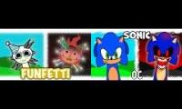 Thumbnail of My Sprunki OC: Funfetti and Sonic parison