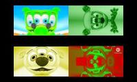 Gummy Bear Song HD (4 Mirrored & Slow Videos At Once) V1