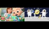 Thumbnail of Cocomelon Getting Ready For School Song VS The Doo Doo Doo Song ft. MBAlpha Who Will Win In More In