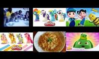 Creamy Yellow Wax Beans Elmo World Footage My Little Pony Play Doh ...