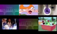 Thumbnail of Phineas And Ferb Cadence Screaming Compilation Elmo World Food Footage In Will It Flush Purple Slime