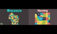 Thumbnail of (Last Jan 2026 mashup ever) Kids Learning Tube United States Songs Last Vol. (9): WI and WY
