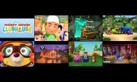 Thumbnail of All Disney junior intro played at once