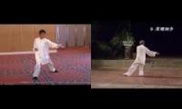 Thumbnail of 本場の太極拳　陳式心意混元太極拳24式,  心意混元架 - 連續動作欣賞 背面