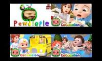 All Ones CocoMelon ABC kids tv series PewDiePie 4 parison
