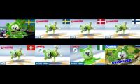 Thumbnail of Gummy Bear Comparison (Kummipea,Gummi Bjorn Swedish,Norwegian,Danish,Catalan,Swiss German,Nigerian
