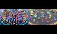 Both Ethereal Islands at once | My Singing Monsters / Msm