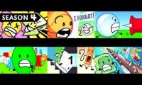 Thumbnail of First episodes of each season(bfdi)