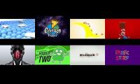 Thumbnail of 8 logos played at once