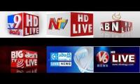 Thumbnail of telugu tv news monitoring one screen
