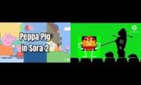 Minions are watching Peppa Pig Sora AI Slop