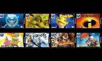 All Nintendo GameCube Animated Movies Longplay at Once - Youtube Multiplier
