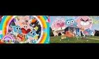 Thumbnail of The Amazing World of Gumball Intro Comparsion