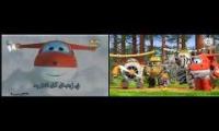 Thumbnail of Super wings arabic intro side by aide