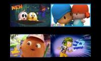 Thumbnail of up to faster 4 parison to Wheres Chicky? vs Pocoyó vs el chavo animado vs Sunny Bunnies