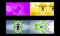 Thumbnail of gummy bear hd four mirror robot versions at once