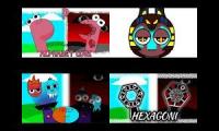 Thumbnail of My Sprunki OC. P, Dalare, Firecy and Icy and Hexagoni Parison