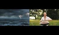 Ocean Thunderstorm + Handpan Melody