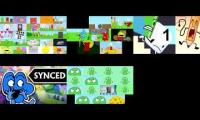 all bfdi episodes at the same time!