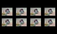 Thumbnail of 1 second of Pingu at once but its 8 at once