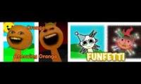 Thumbnail of My Sprunki OC: Annoying orange and Funfetti Parison