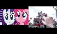 Thumbnail of Scars To Your Beautiful Ponies Music Video Mashup Attacks Cyriak Contains In Fun Fair Rides In Music