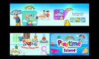Thumbnail of all cbeebies app trailer at once