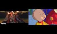 Elliphant Spoon Me Visits Caillou Marshmallow Episode In Vevo Music Caillou Marshmallow Episode In