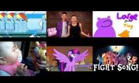 Thumbnail of Big And Small Memes In My Little Pony Fight Song Version My Little Pony In Music Video Kidz Bop In